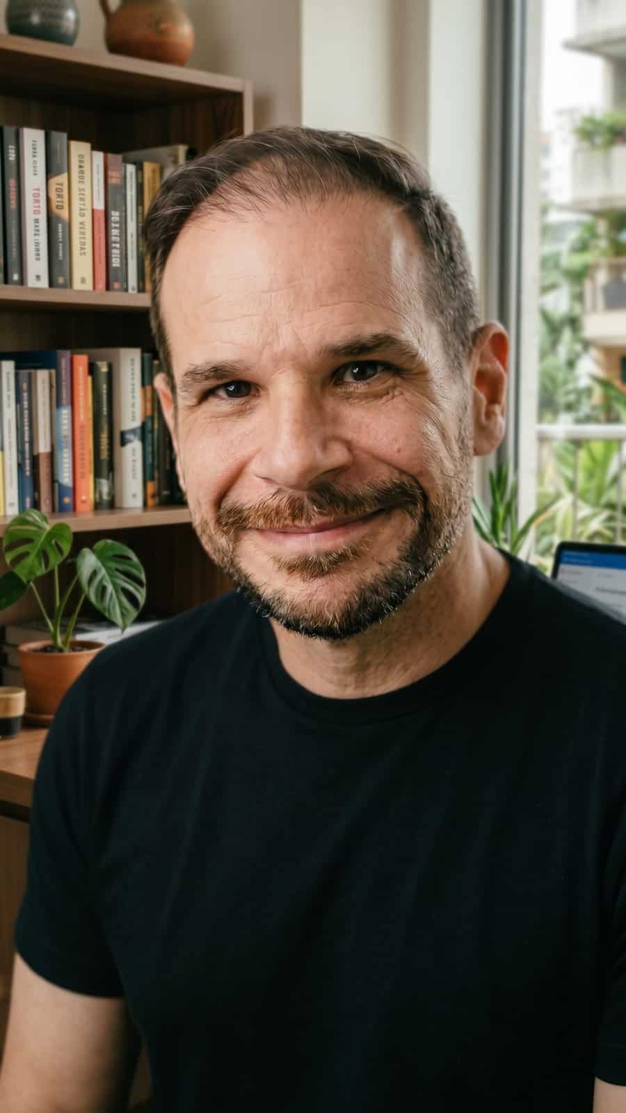Fernando Alves, Head de IA da WSI Brasil e fundador da WSI Innova, em seu escritório